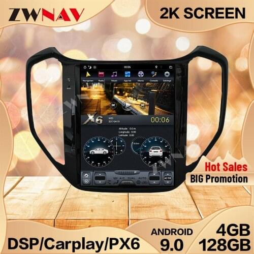 4+128G Tesla Carplay Screen For 2016 2017 2018 2019 Changan CX70 Android 9 Multimedia GPS Audio Radio Recorder Head Unit Stereo