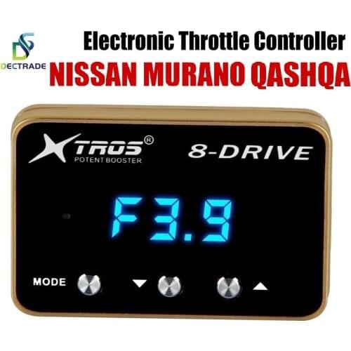 Dectrade Car Electronic Throttle Controller Racing Accelerator Potent Booster For Nissan Murano Qashqa Tuning Parts 8 Drive