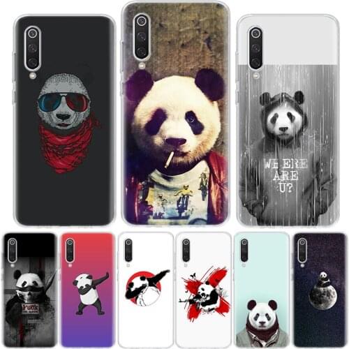 Panda Dab on the EM Phone Case For Xiaomi Note 10 Mi 8 9 10 10T 11 Ultra F1 F2 F3 Pro Lite X3 5X 6X A1 A2 A3 CC9E Cover