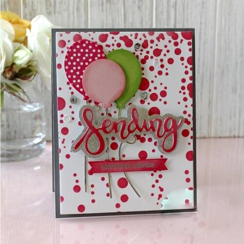 Raindrop Bubble Plastic Draw Stencil For DIY Scrapbooking Decorative Embossing DIY Cards Craft Plastic Templates Drawing Sheets