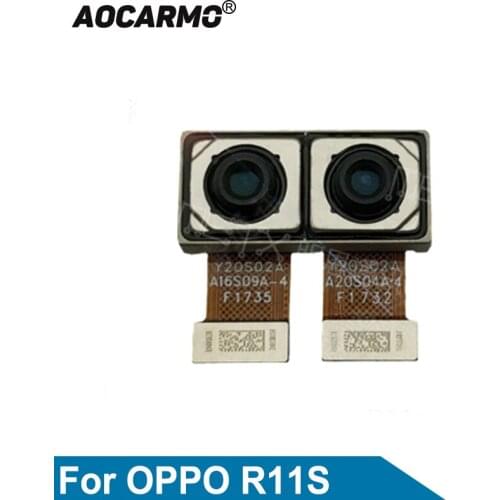 Aocarmo Dual Rear Back Camera Module Big Camera Flex Cable For OPPO R11S R11 R11T Plus R11P