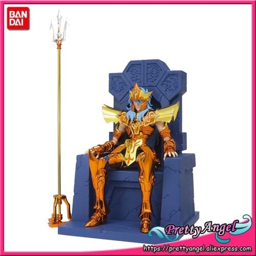Genuine Bandai Tamashii Nations Saint Cloth Myth EX Saint Seiya Sea Emperor Poseidon -Imperial Throne Set- Action Figure