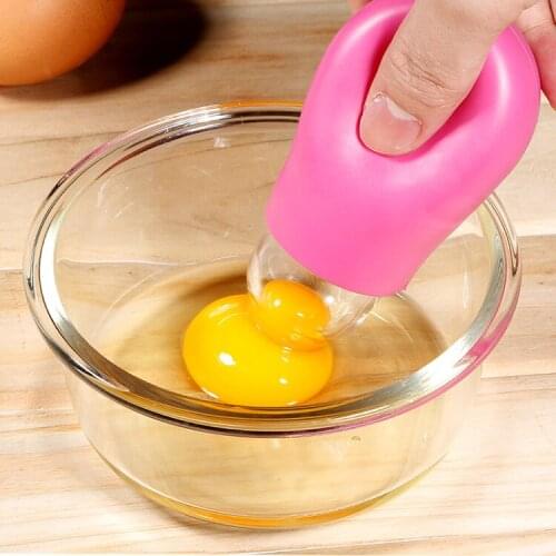 New 2016 Home Kitchen Tool Amazing Vitellus Separator Eggs White Separator silicone Mold Yolk Gel Dividers