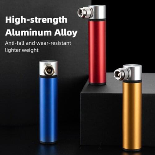 Portable Aluminum Alloy Cycling Hand Air Pump Mini Bicycle Pump Ball Tire Inflator MTB Road Bike Pump 120PSI Bike Accessories