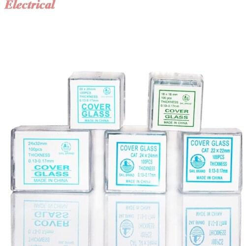Transparent Slides Coverslips Coverslides Cover Glass 18x18 20x20 22x22 24x24mm 24x32mm 24x50mm 0.13-0.17mm For Microscope