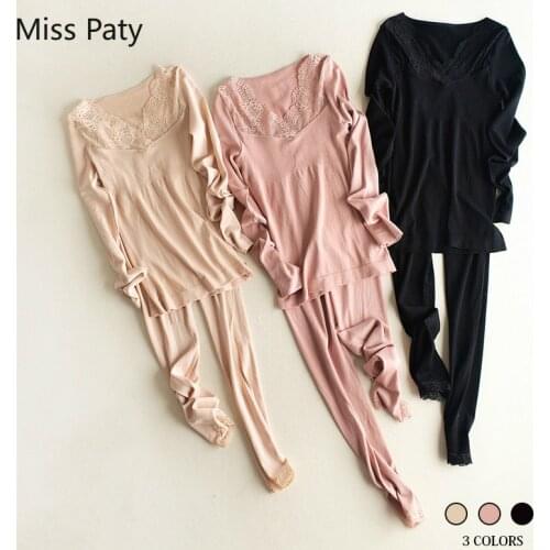 Sexy body shaped intimate lingerie thermo winter wear clothing suit tmall thermal underwear female set for women warm long johns