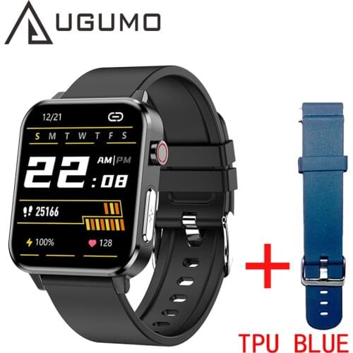 UGUMO E04S Touch Screen Smart Watch ECG PPG Blood Pressure Fitness Tracker Smartwatch Heart Rate Monitor Watch for Men Women