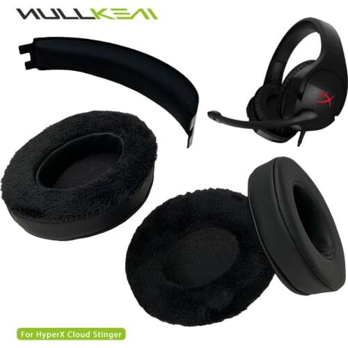 Nullkeai Replacement Thicken Earpads Headband for HyperX Cloud Stinger Headphones Earmuff Earphone Sleeve