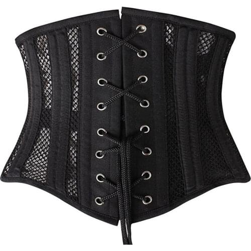 Women Best Waist Trainer Shaper Sexy Short Hollow Breathable Plastic Tops Postpartum Repair Waist Slimming Shapewear Corset