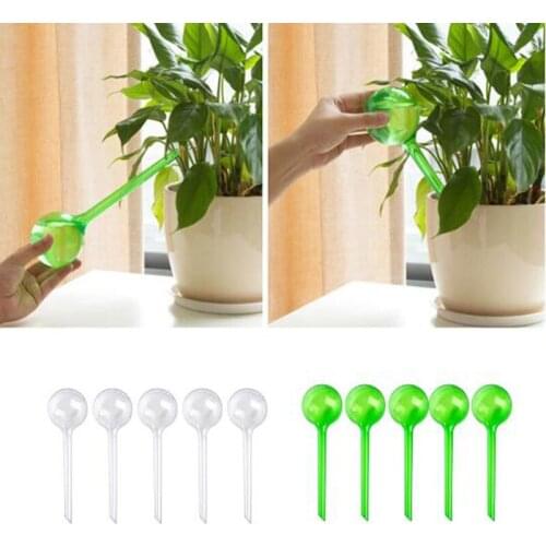1/4pcs Automatic Plant Self Watering Water Feeder Plastic PVC Ball Plant Flowers Water Feeder Indoor Outdoor Watering Cans