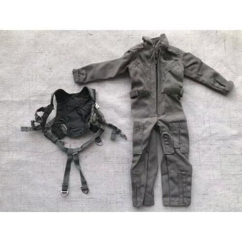 1:6th Modern U.S. Pilots Jumpsuit Model for 12" Body Doll