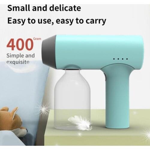 250ml Intelligent Induction Atomizer Hand-held Atomizing Spray Gun Wireless Atomizer Nano Sprayer Disinfection Gun Spray