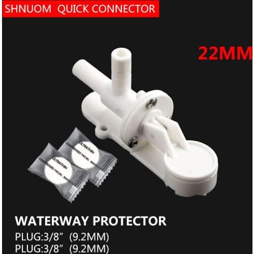 3/8'' Water Purifier RO Water Leakage Protection Valve Switch Quick Fittings Connection Expanded Cotton Leakage Circuit Breaker