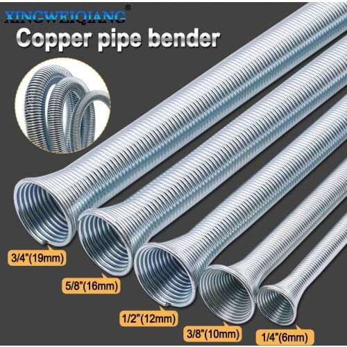 5pcs 210mm air condition copper pipe bender pipe bending tool outside style aluminum pipeline spring tube bender