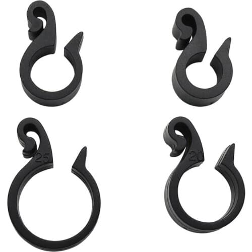 8Pcs DN12 DN16 DN20 DN25 Pipe Plastic Connection Tightening Clamp Tightened Buckles Garden Irrigation System Hose Fixed Fastener