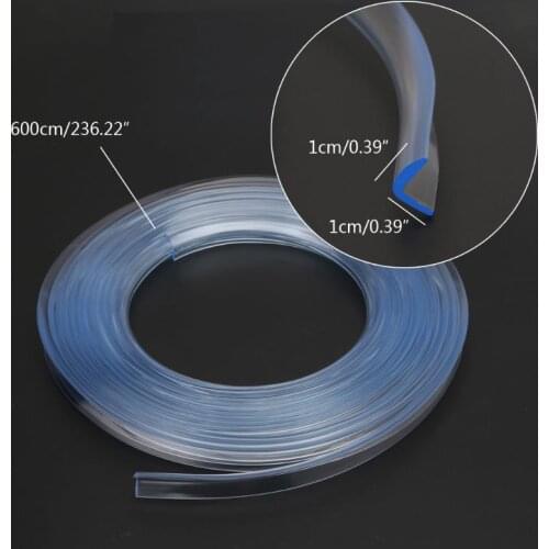 900C 6M 20ft Baby Safety Table Desk Edge Transparent Edge Corner Protection Strip Baby Collision Proof Edge Guards Soft Softener