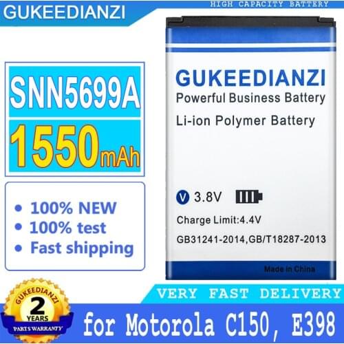 1550mAh GUKEEDIANZI Battery SNN5699A for Motorola C150, E398, ROKR E1, ROKR E3, V810 Big Power Bateria