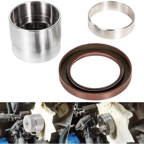 Chuang Qian Front Crank Wear Sleeve Installer Kit/ Driver Tool Fit for Ford Powerstroke 6.0L 2003-2010 Replaces 303-761