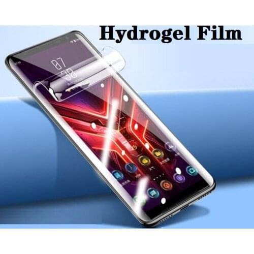 Curved Film For Asus ROG Phone 3 Strix Screen Protector Cover Case nano Hydrogel Film With Tools Not Glass No bubbles