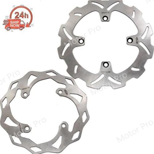 For Kawasaki KLX 450 R 2007 - 2016 Front Rear Brake Disc Disk Rotor Kit KLX450R KLX450 2008 2009 2010 2011 2012 2013 2014 2015