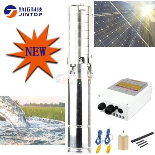2019 New (MODEL 4JTSC5.5/58-D48/750) JINTOP SOLAR SUBMERSIBLE PUMP 1HP DC Brushless solar water pump with permanent magnet motor