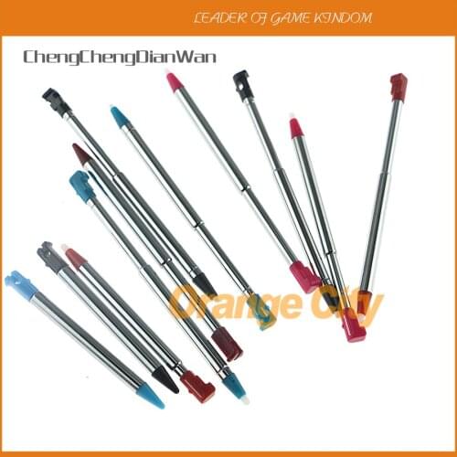 ChengChengDianWan 10pcs Wholesale Metal Retractable Extendable Touch Screen Stylus Pen for 3DS