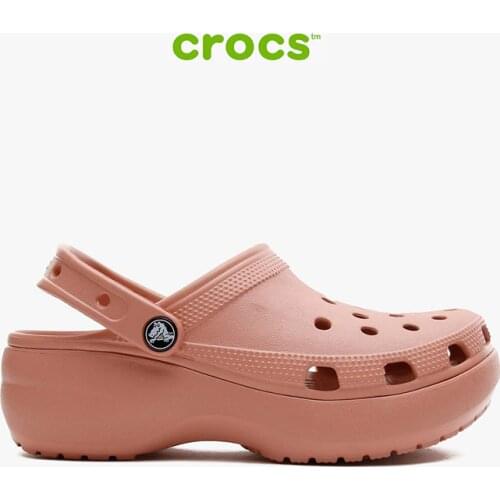 Original Crocs Classic Platform Women 'S Pink Slippers 206750 - 6RL