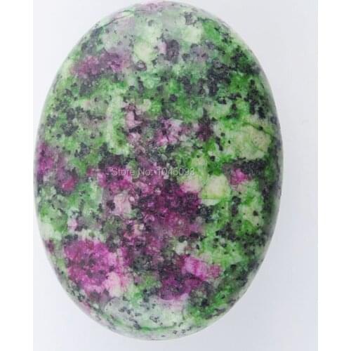 Natural Jaspers Gem Stone Oval Cabochon CAB No Hole Jewelry 30x40x8MM 1PCS QU3150