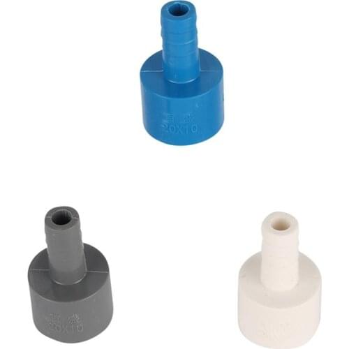 20 to 10mm PVC Reducing Connector Hose Quick Connector Hard Tube Plastic Pagoda Joint PVC Pipe Adapter Pipe Fittings 4Pcs