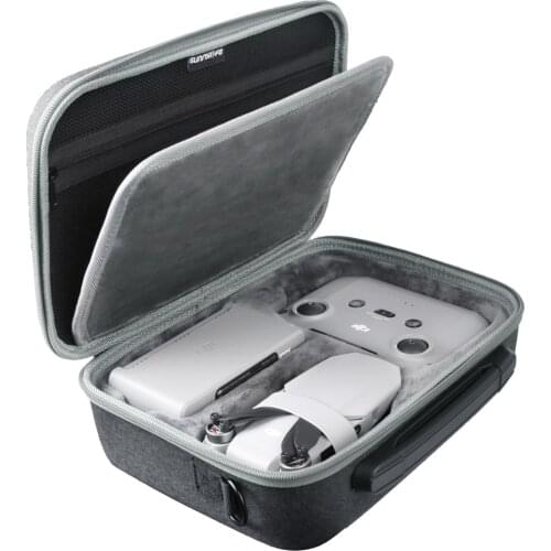 Portable Drone Controller Battery Charging Hub Storage Protective Hard Case Travel Carrying Bag Compatible with DJI Mini 2
