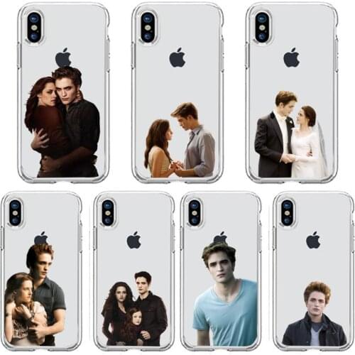 Twilight Saga American TV series Phone Case Transparent soft For iphone 5 5s 5c se 6 6s 7 8 11 12 plus mini x xs xr pro max