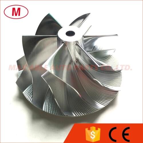RHF5 52.56/68.00mm 6+6 blades Forward High Performance Turbo Billet Compressor wheel/Aluminum 2618/Milling compressor wheel