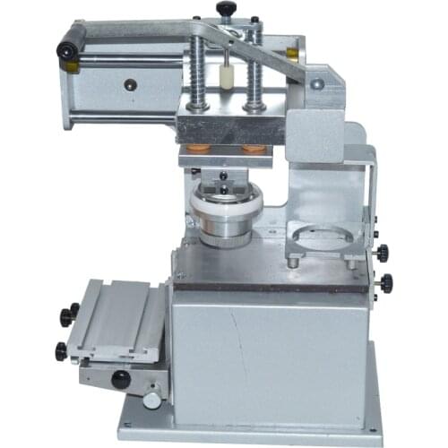 JYS100-100 Manual Pad Printing Press Machine Company Logo Printer Equipment Single Color Oil Stamping Design Die Board Pad Head