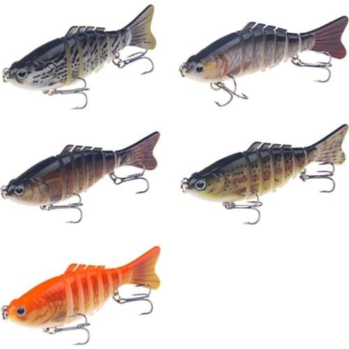 Bait Fishing Multi-section Fish 18g / 10cm Dip Material 7 Section Bait Bait Artificial Bait Fishing Hard Bait Simulation Bait
