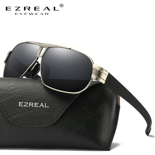 EZREAL Polarized Sunglasses Men Sun Glasses Women Male Oversized For Driving Shades Oculos De Sol Masculino With Box 8516