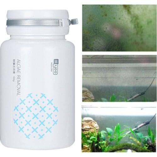 50g CrystalClear Algae Repellent Agent Fish Tank Moss Remover Aquarium Detergent Purification Water Algaecide