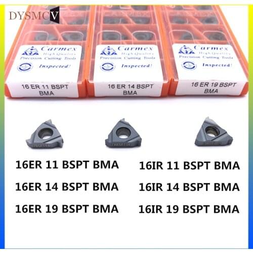16ER 16IR 11 14 19 BSPT BMA Carbide Tungsten Thread Blade Tool Turning Machining Cnc Tool