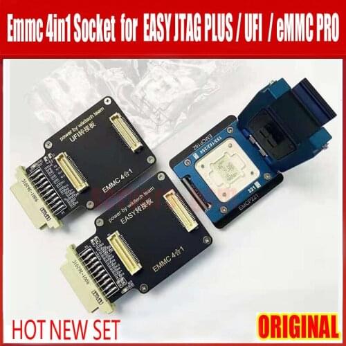 Emmc 4in1 Socket emmc153 169 emcp162 186 emcp254 emcp221 for ufi , easy jtag plus, emmc pro , riff v2 box