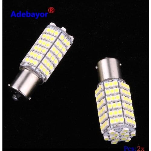 4 pcs/lot 1156 BA15S 7056 Super Bright Warm White white 120 SMD LED Car Reverse Tail Lights Lamp Bulbs Adebayor
