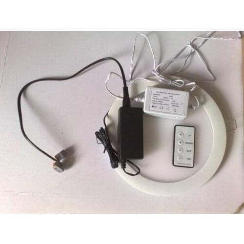 6" 11w brightness adjustable led panel,led dimmable lamp,SMD3528,0--750lm,white,CE&ROHS,with power supply+RF remote control