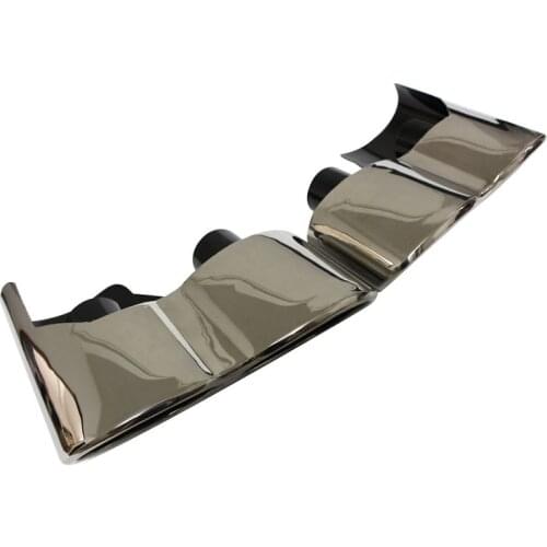 Car exhaust pipe silencer Exhaust pipe double out flat mouth S350 S65 W211 S320 for AMG exhaust Tail throat Double out