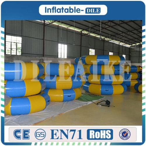Free Shipping Hot Sale 3m Diameter Inflatable Water Trampoline Bounce Swim Platform Lake Toy With Free Blower