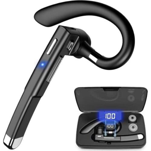 Wireless Bussiness Headphone TWS Bluetooth-compatible Handsfree Earphones Noise Canceling Headset With Mic With Charging BOX