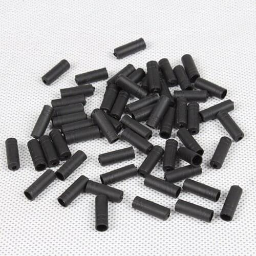 Black Mountain Bike Iamok Plastic Shifting Cable Tube Caps Bicycle 57 Pcs Pipe Cap Derailleur Parts