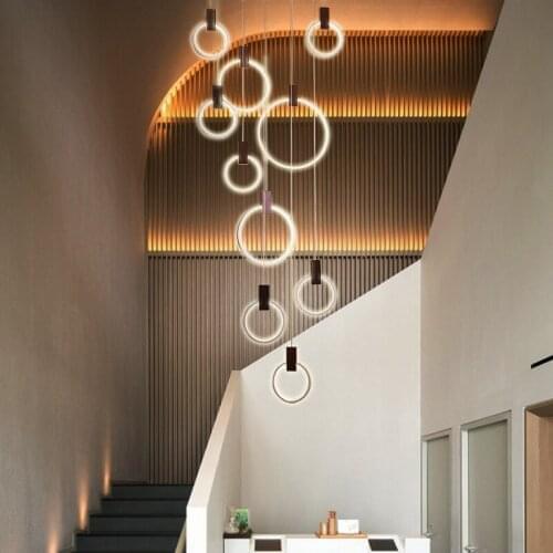 Designer Nordic simple Wood Pendant Lights led hang lamp Colorful Aluminum fixture Kitchen Island bar hotel home decor
