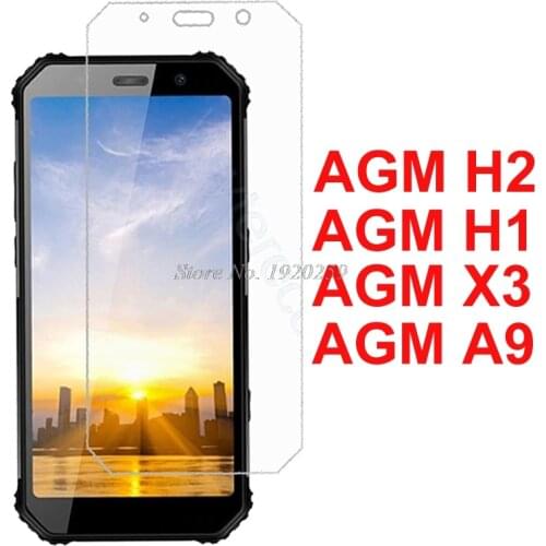For AGM A8 A9 H1 H2 X3 X5 Smartphone Glass 9H High Quality Protective Film Explosion-proof Screen Protector AGM Tempered Glass