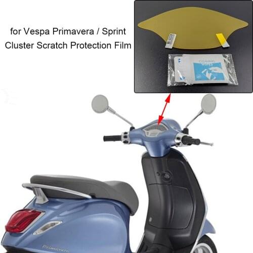 For Vespa Primavera / Sprint Speedometer Cluster Scratch Protection Film Dashboard Shield For Vespa Primavera 150 / Sprint 125