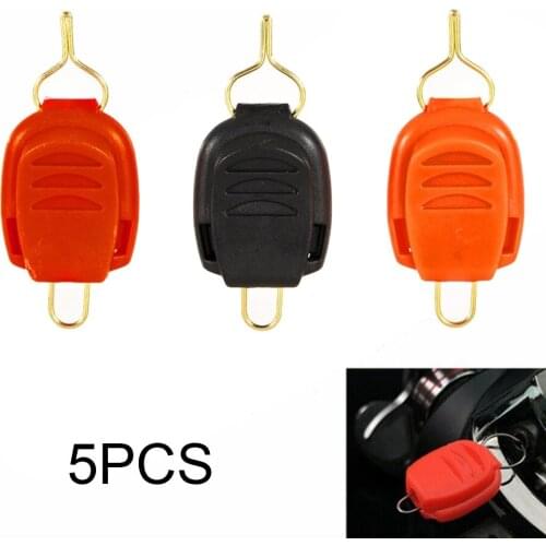 5pcs Fishing Line Stopper Baitcasting Reel Fish Line Holder Stop Buckle Keeper Fishing Accessories Fishing Liner Stopper Pesca
