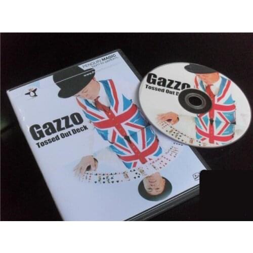 Gazzo Tossed Out Deck With Deck (Gimmick),Magic Illusions For Magicians,Professional Magic Tricks,Magician Accessories