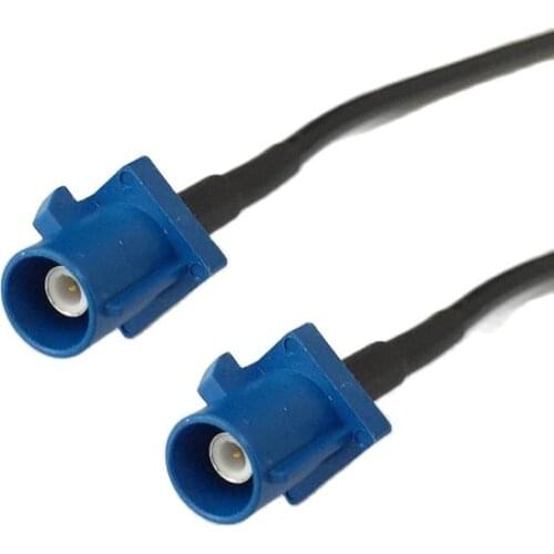 GPS antenna extension cable adapter Fakra C male to Fakra C male connector RG174 20cm 8" wholesale NEW